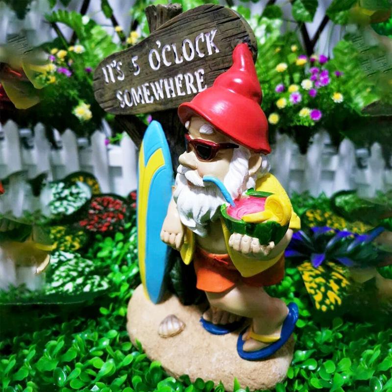 Resin Gnome Statue Ornament