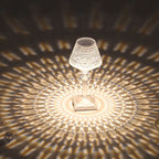 Rechargeable Crystal Lampshade Touch LED Lamp