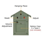 Modern Cuckoo Wall Clock – Elegant Minimalist Design with Hourly Cuckoo Sound