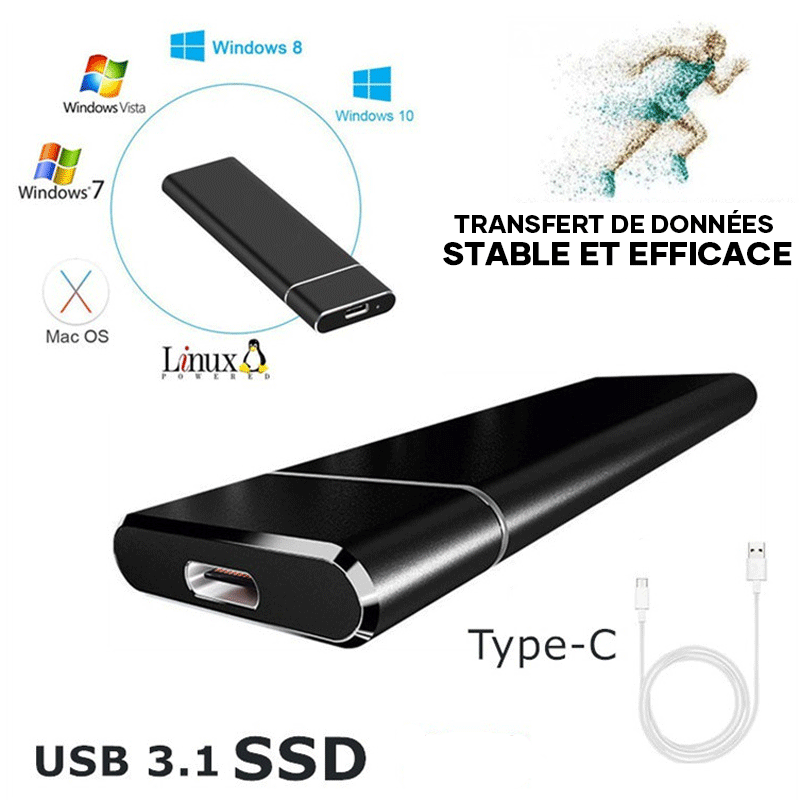 External Ultra Fast SSD Hard Drive