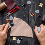 Pre-order >> Needle and leather sewing kit for sewing leather