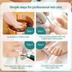 Large opening nail clipper set