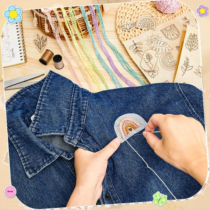 Hand embroidery set