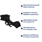 Cross-Compression Stability – Breathable Mesh Comfort – Relieves Shoulder Pain & Improves Posture