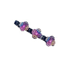 Hair clip with crystal flower