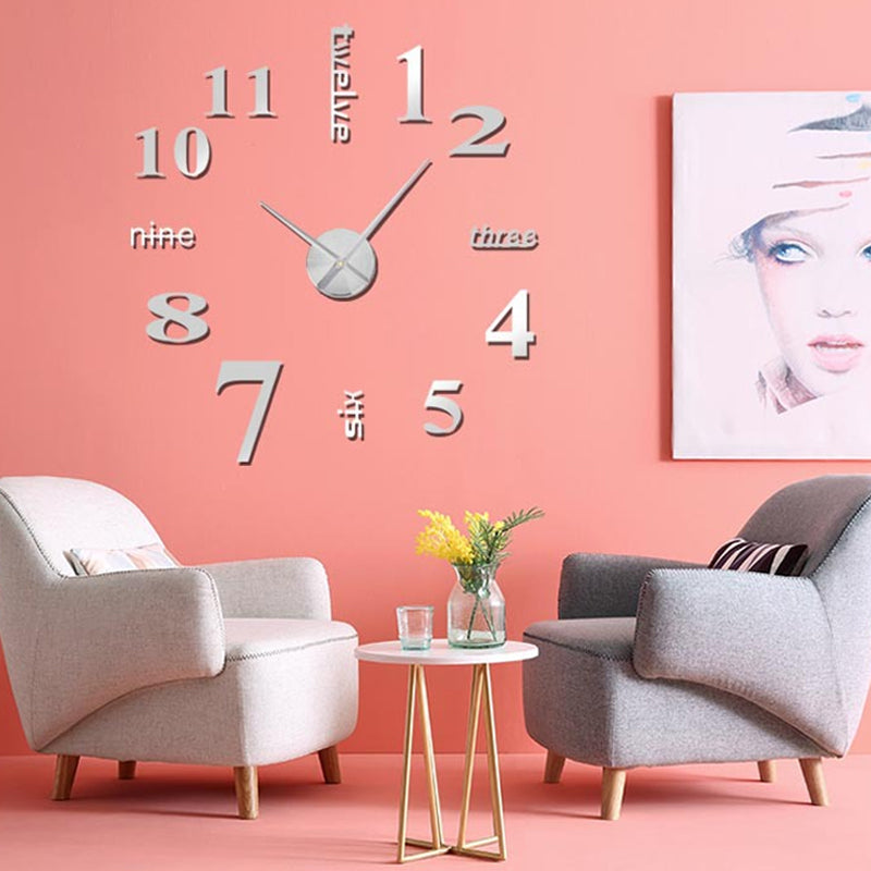 Modern DIY Screwless Wall Clock