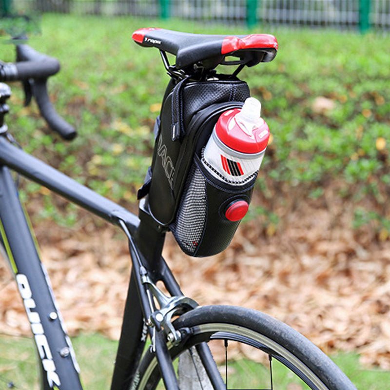 Waterproof bike bag under the saddle