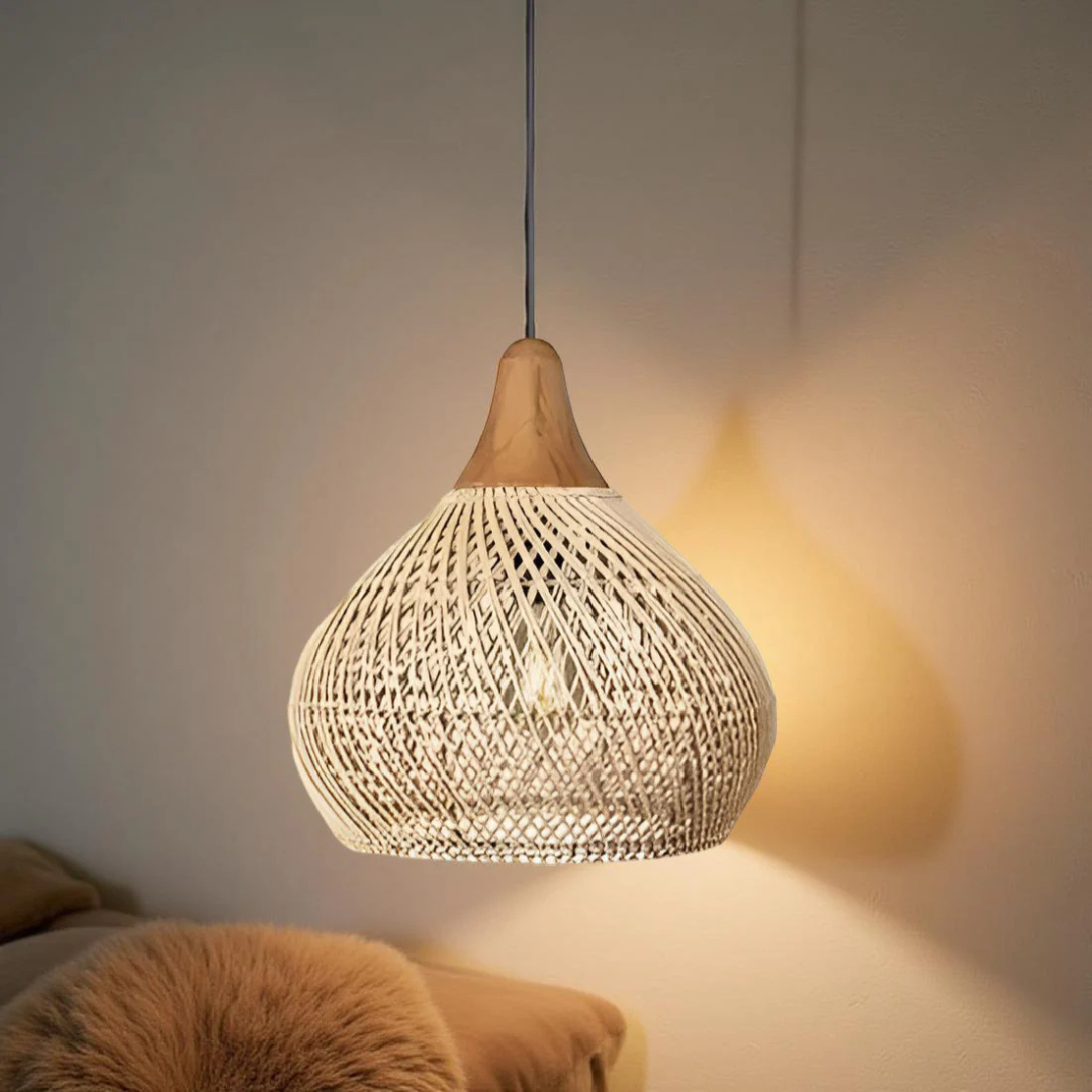 Rattan Boho Pendant Lamp