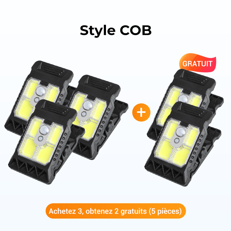 PowerBeam Solar-Clamps-Boost — Turn dark corners into a cozy oasis full of light and protection!