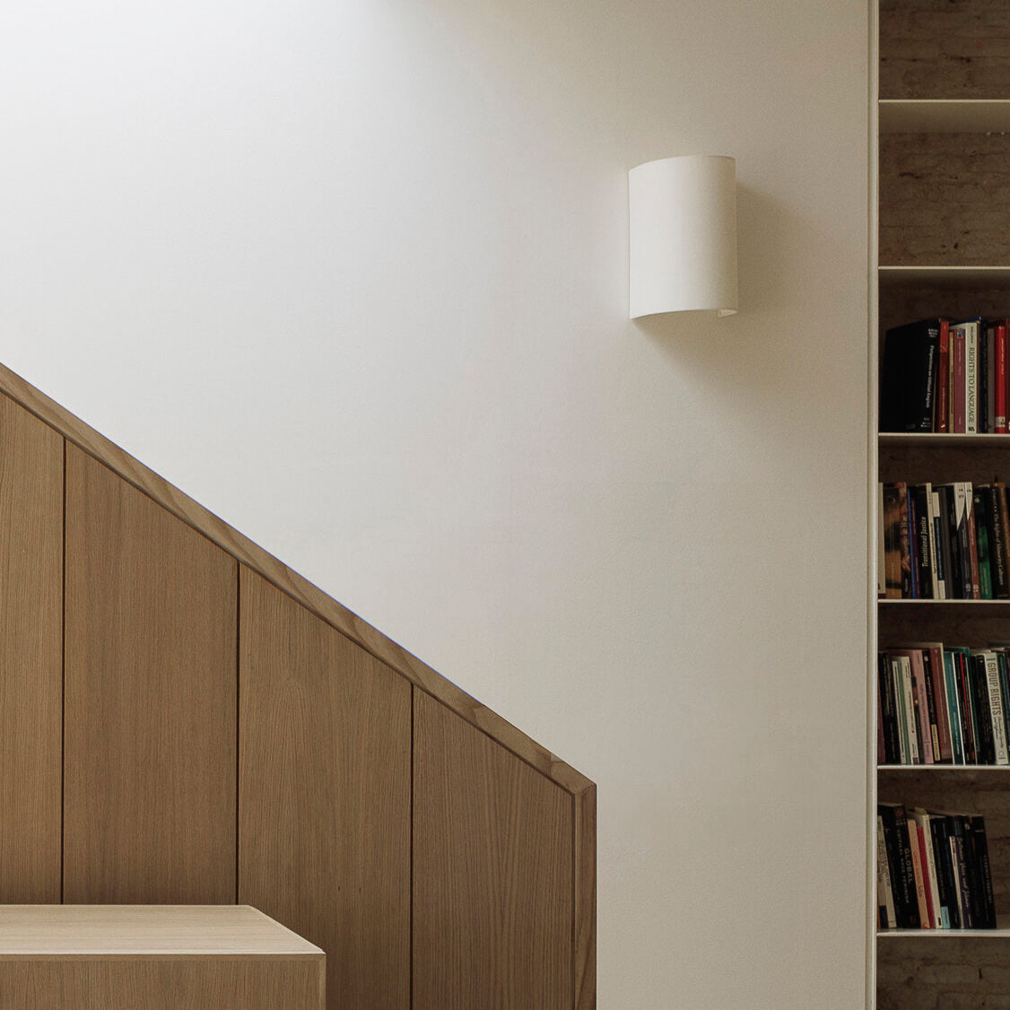 Fabric Wall Lamp in Japanese Wabi-Sabi Style