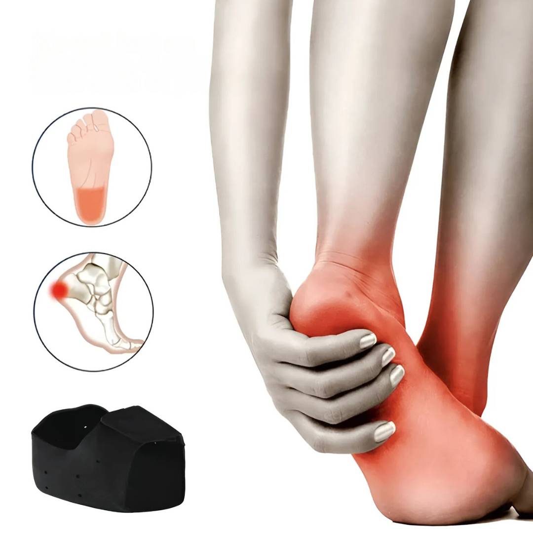 GelCush Heel Cups for Plantar Fasciitis | Soft Gel Inserts - for Heel Pain Relief and Shock Absorption