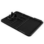 Non-slip mat with phone holder