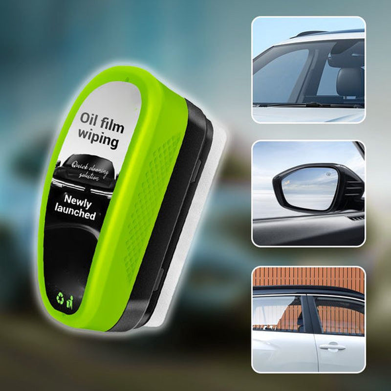 Oil film remover brush for car