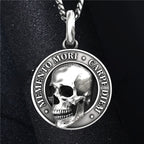 Skull Necklace Made of Titanium Steel