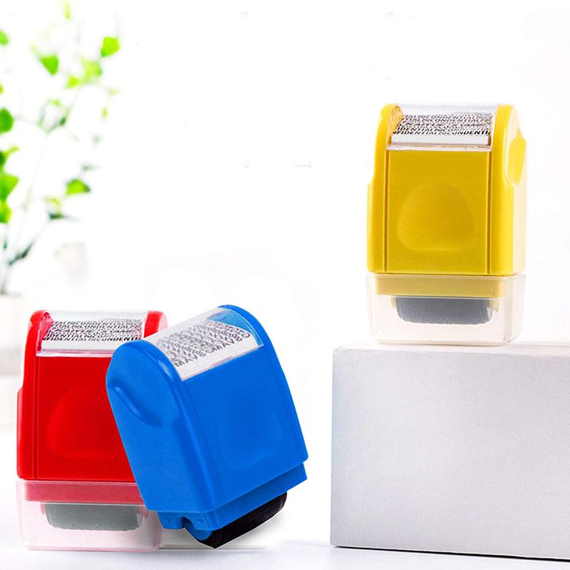 Data protection seal roller stamp