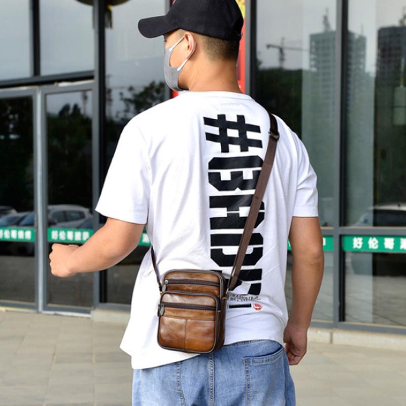 Vintage Shoulder Bag for Men