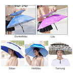 Rain umbrella hat for fishing and gardening