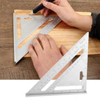 Aluminum alloy triangle and square ruler