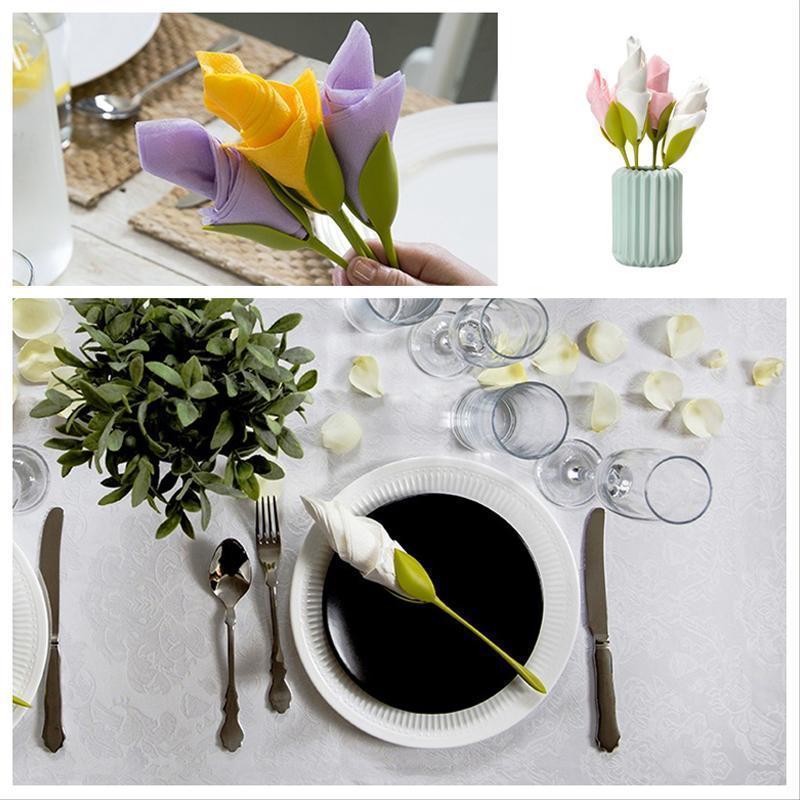 Bloom Napkin Holder for Tables (4 Pieces)