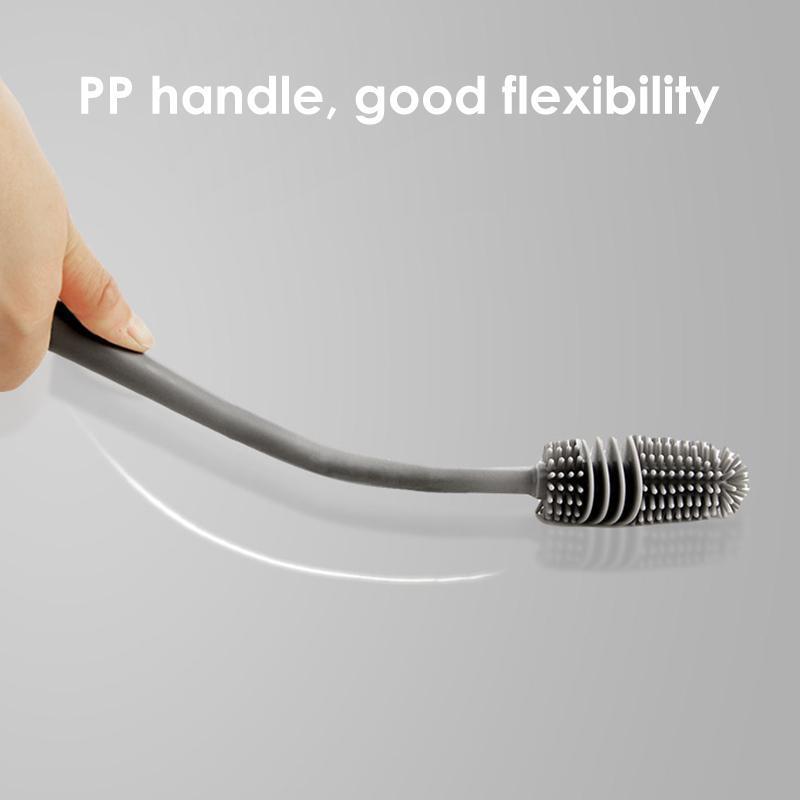 Universal bottle cleaning brush and cup brush