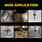 Hexagonal Shaft Triangle Drill Set