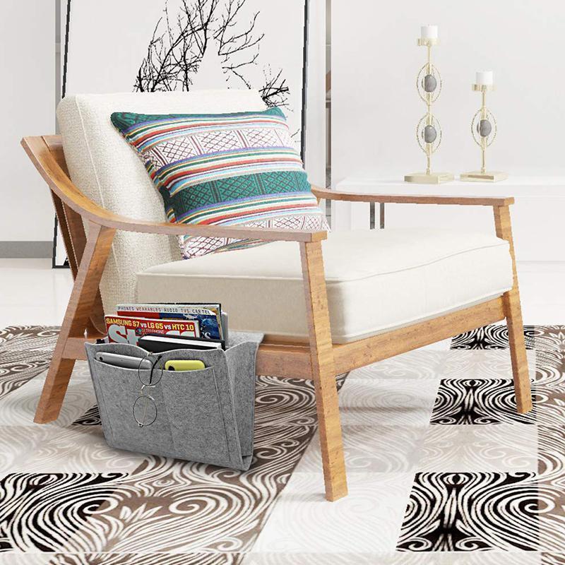 Felt Hanging Organizer Bag for Bed, Sofa, or Desk