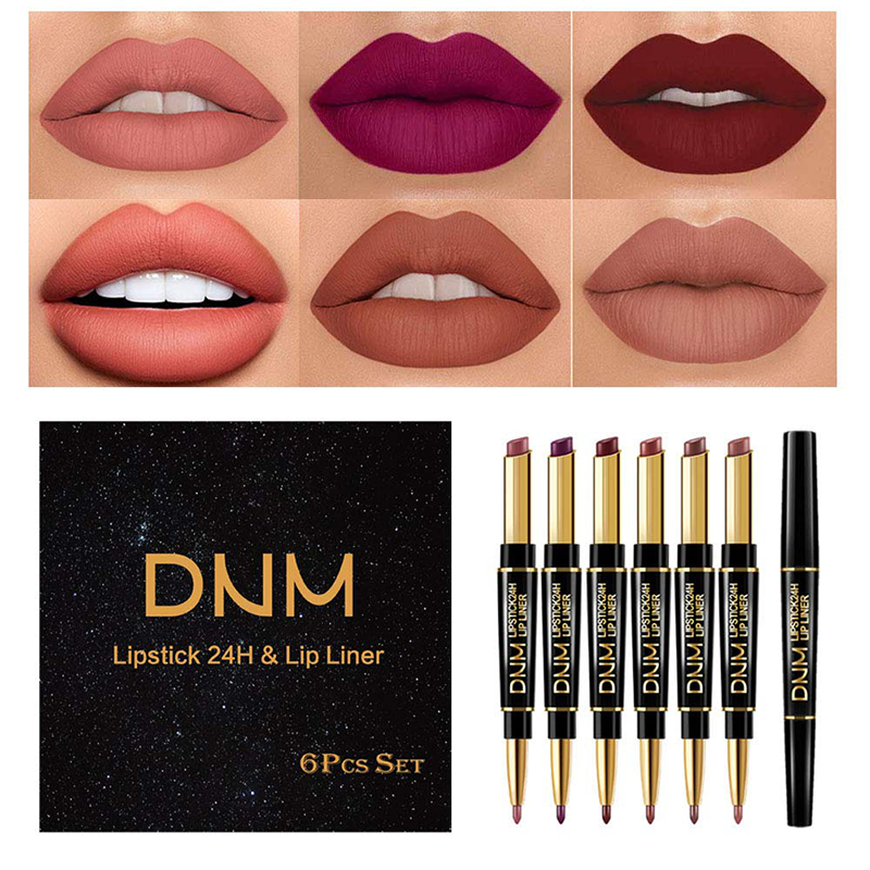 Lip liner and lip stick 2 in 1