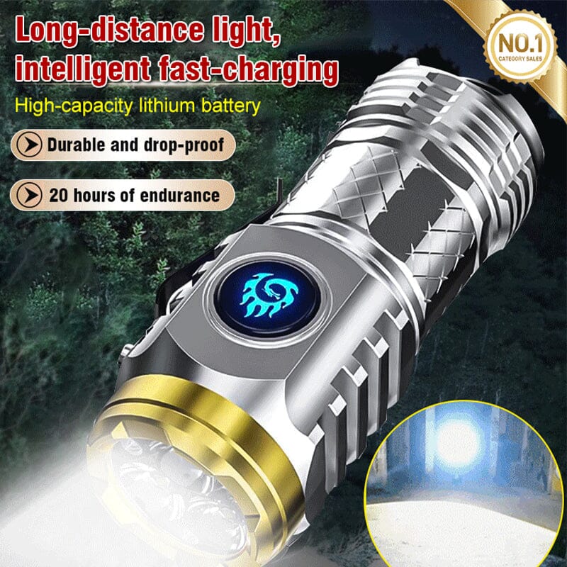 Three-eyed Monster Mini Flash Super Power Flashlight