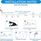 Misting System for Terrace and Garden – Cooling Spray Set for Sunshade and Pavilion