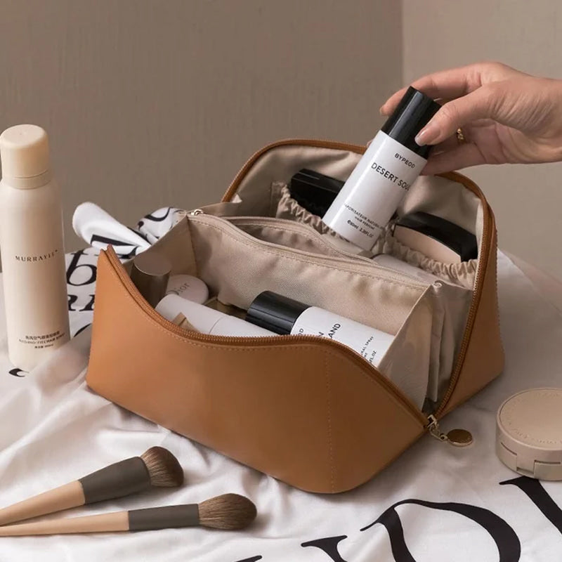PU Portable Travel Cosmetics Storage Bag