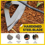 Steel Hardened Hollow Hoe