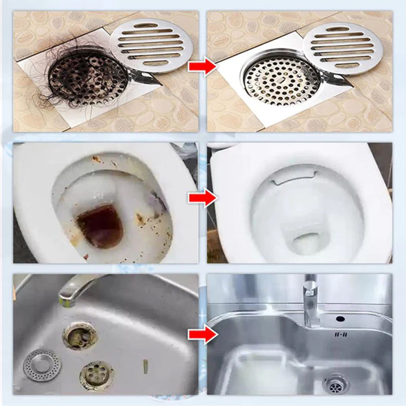 Toilet clogging deodorant, powerful pipe cleaner