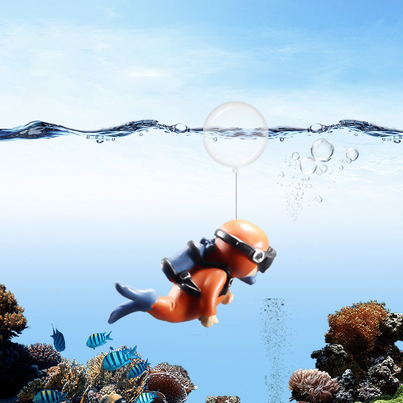 Beautiful decoration for diving aquariums