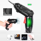Electric Cordless Screwdriver - Lightweight Tool, Heavy-Duty Power