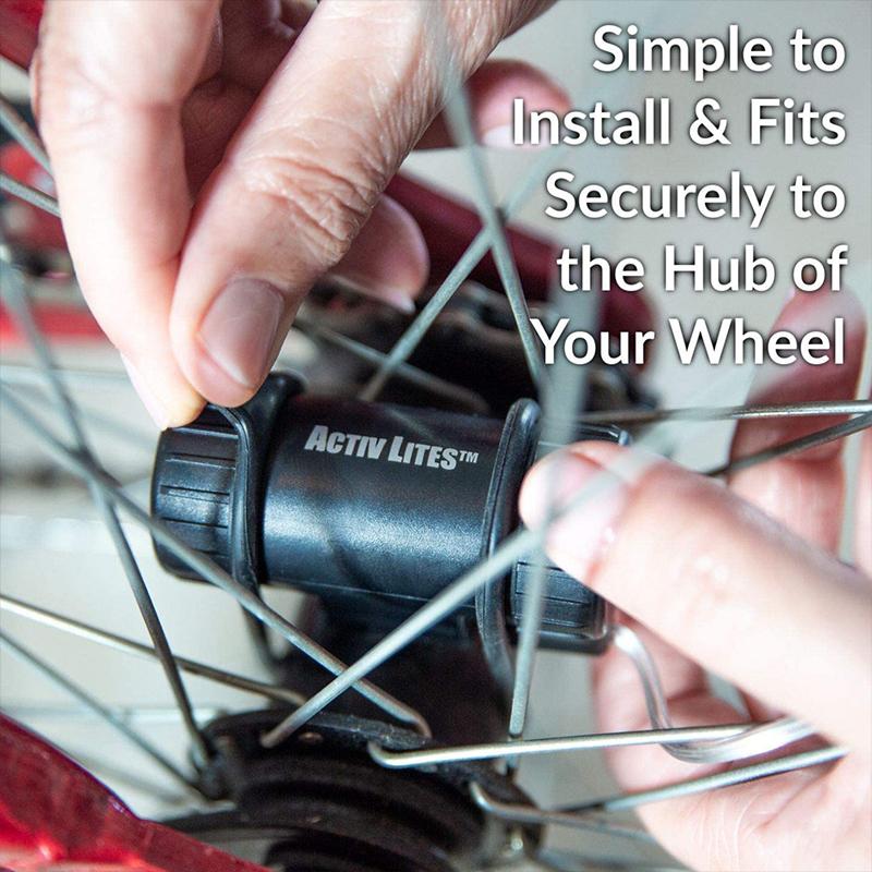 Bicycle tire lights strip