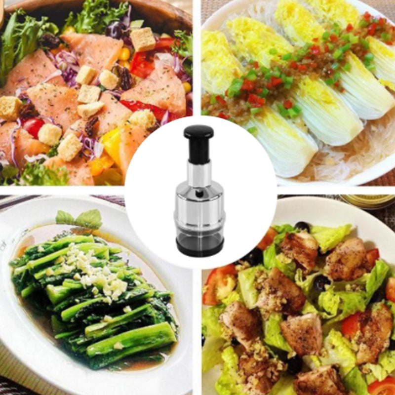 Stainless Steel Garlic Press
