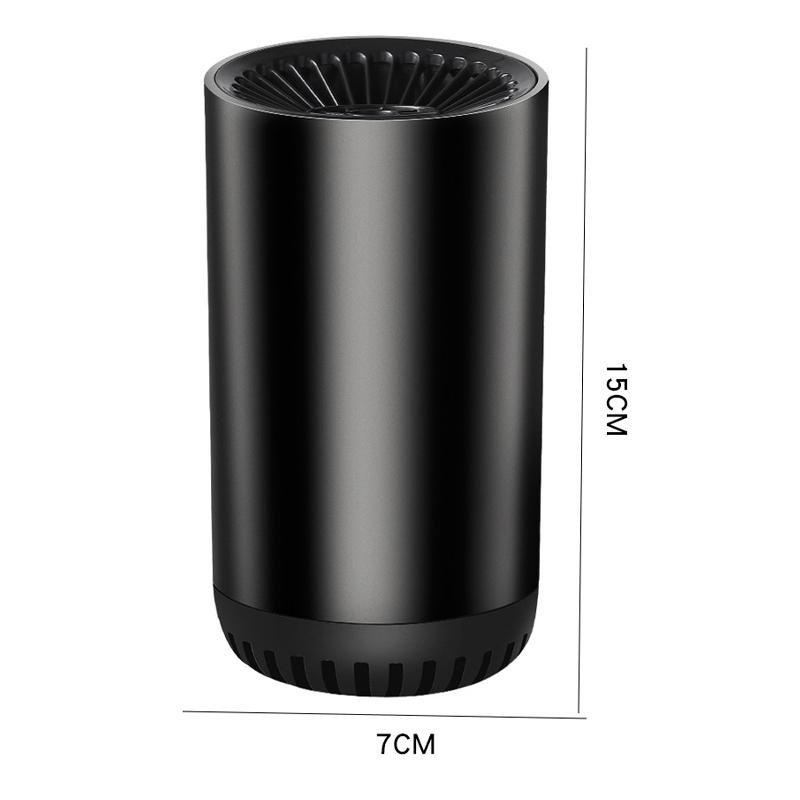 Fast heating cup shape car heater