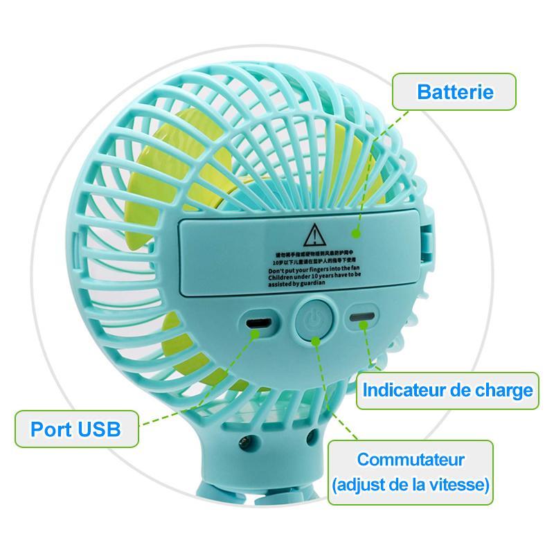 Ciaovie Mini portable deformable fan