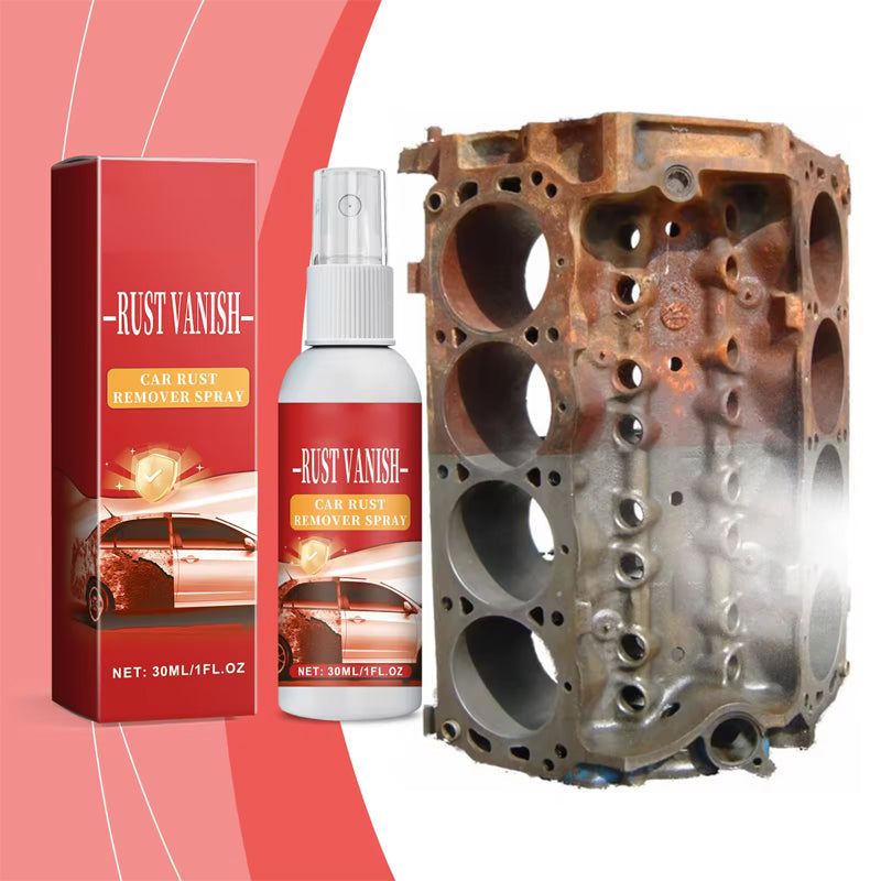 Multifunctional efficient long-lasting car rust remover spray