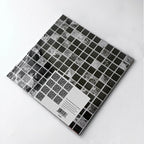 Black Mosaic Creative Tile Stickers