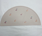 Silicone Placemat for Kids – Non-Slip Table Mat in Crescent Shape