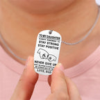 English Alphabet Stainless Steel Necklace