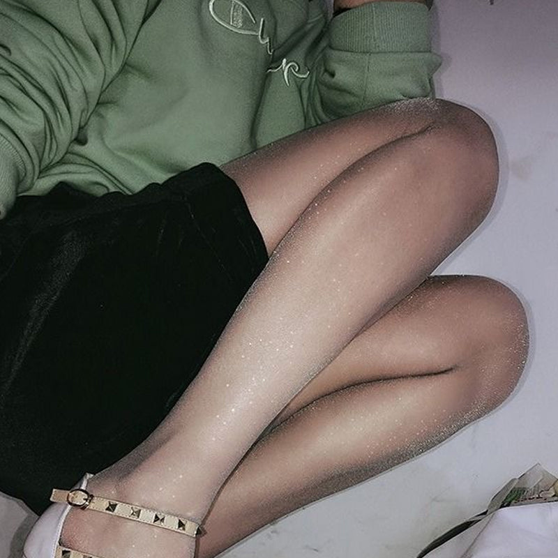 Pearl-like Silk Stockings
