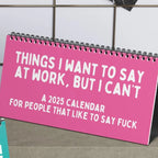 Funny 2025 sarcastic calendar