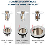 Steel Pop Up Drain Filter