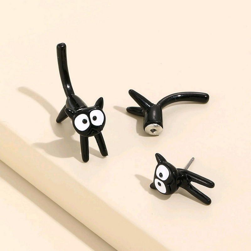Cute kitten earrings