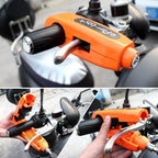 Universal anti-theft lock for motorcycle scooter handle grip