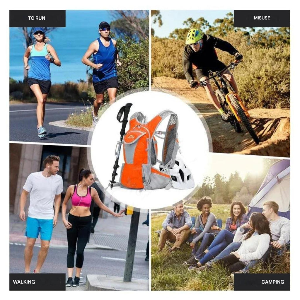 HydroTrail Backpack with Built-in Water Bladder – Lightweight & Waterproof