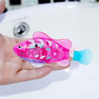 Electronic swimming fish with LED light