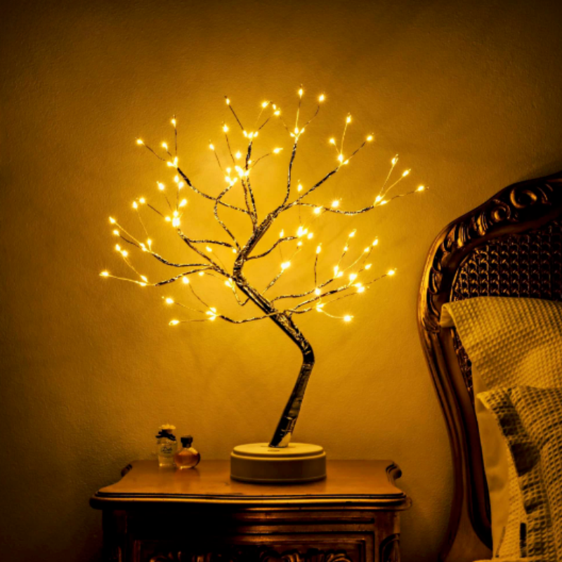 LuxeGlow Bonsai Tree Lamp | Elegant lighting solution for a serene indoor environment